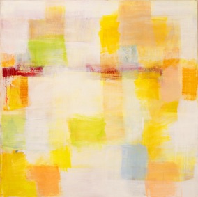 Skj&oslash;r morgen III, olje 2008, 100x100 cm, foto KOS